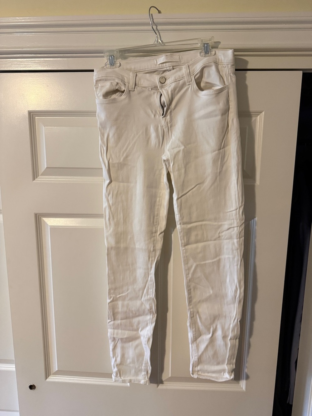J Brand Slim White Women's Skinny Jeans with Stretch